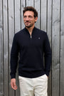 Jumper Crossed Zip rk-navy