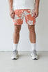 Swimshort Flowers brandied-melon