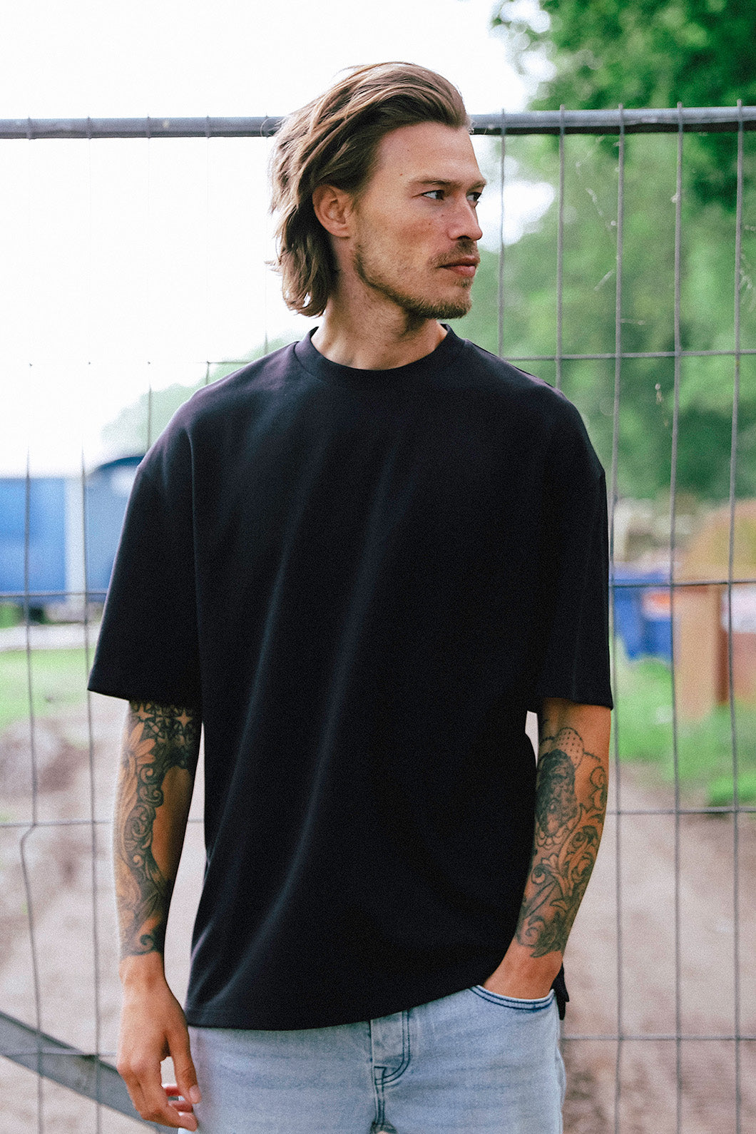 black luxury t shirt