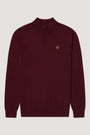 Knitted Badge Half Zip g