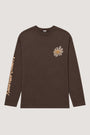 Long Sleeve 3 Flowers rk-brown
