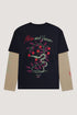 Long Sleeve Lux Lay Venom dark-navy