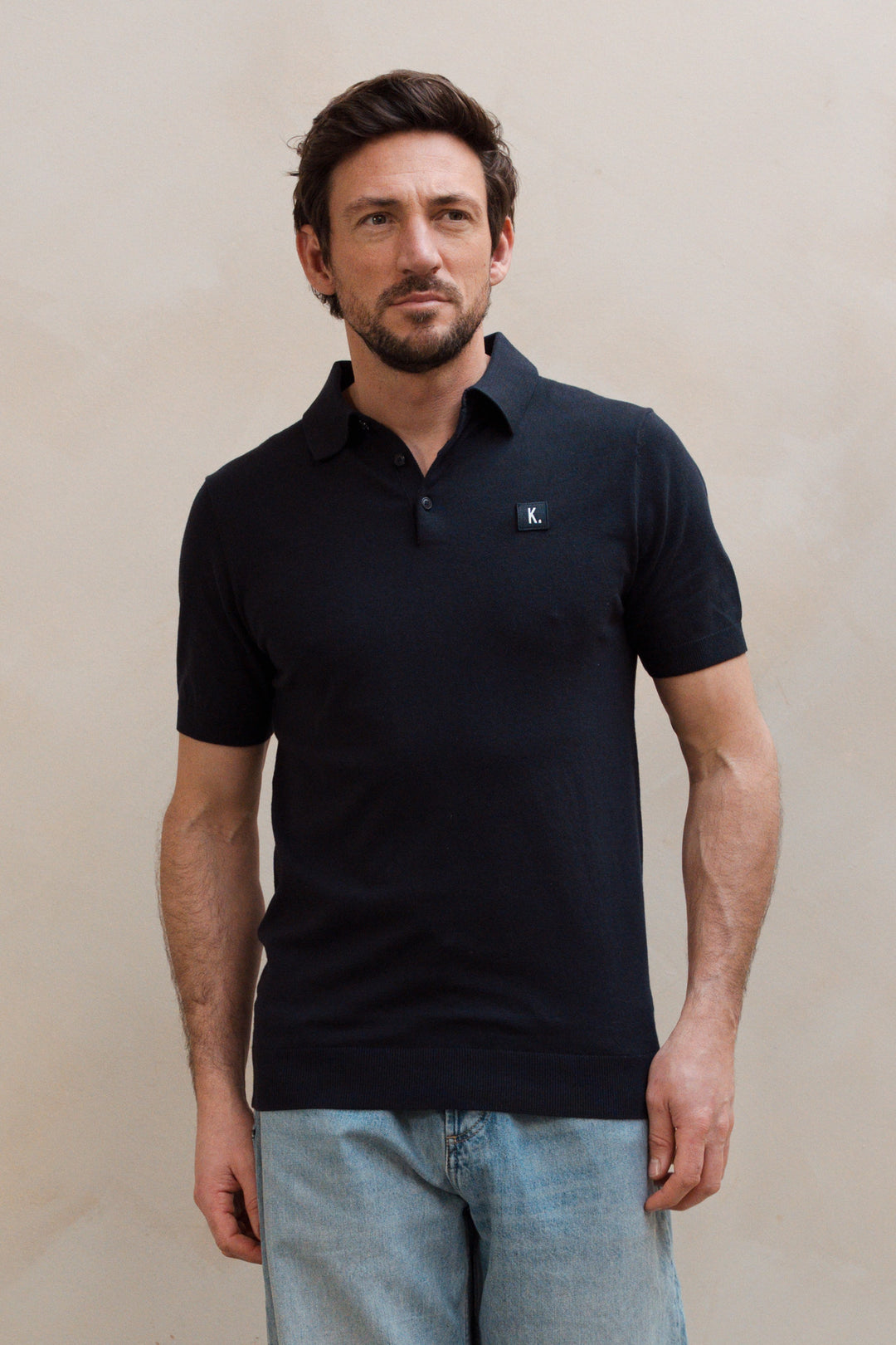 23SS✨️BATONER　SUMMER KNIT POLO　ネイビー　３ BATONER】23SS SUMMER KNIT POLO SIZE2 - メルカリ