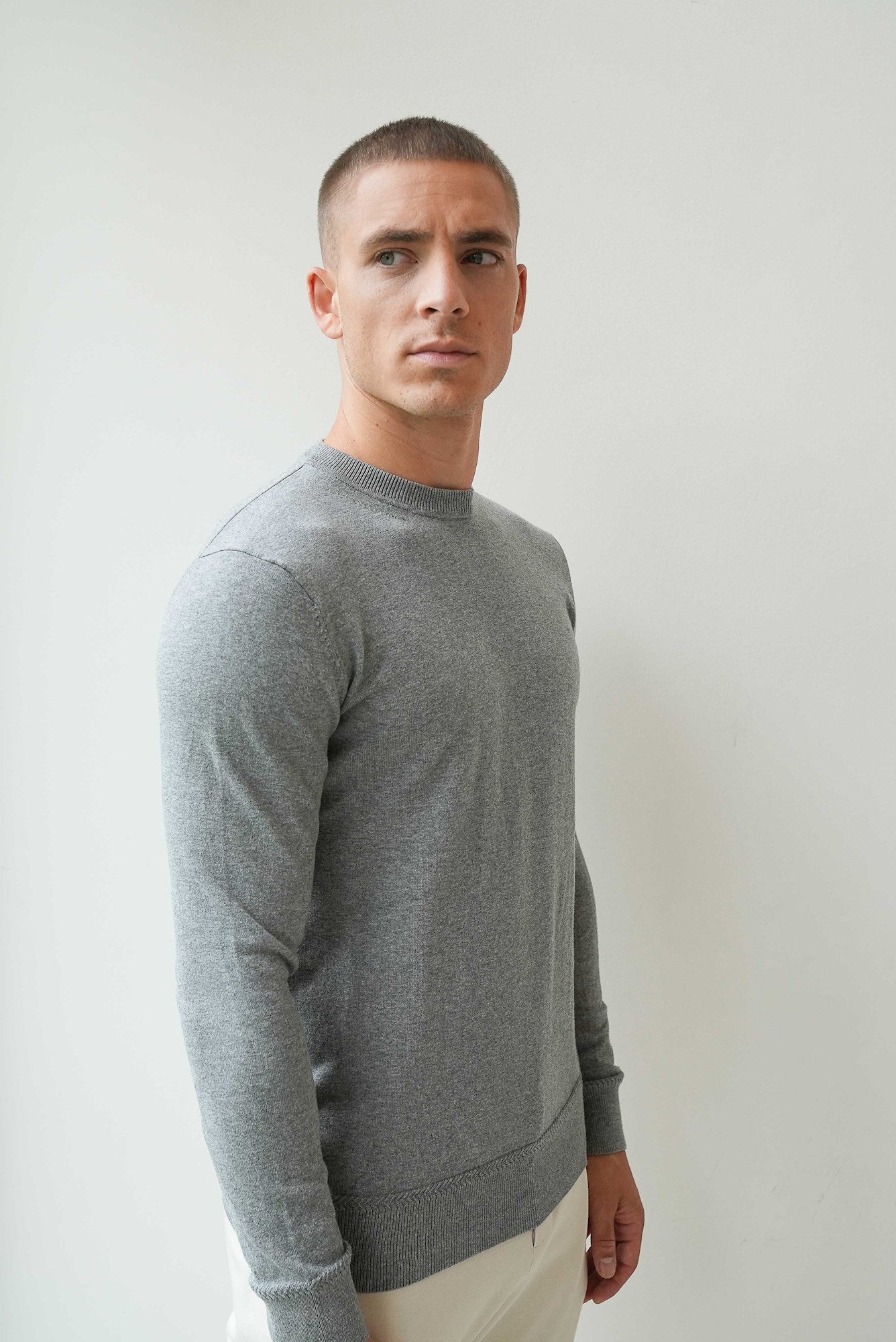 153 - Light Grey Melange