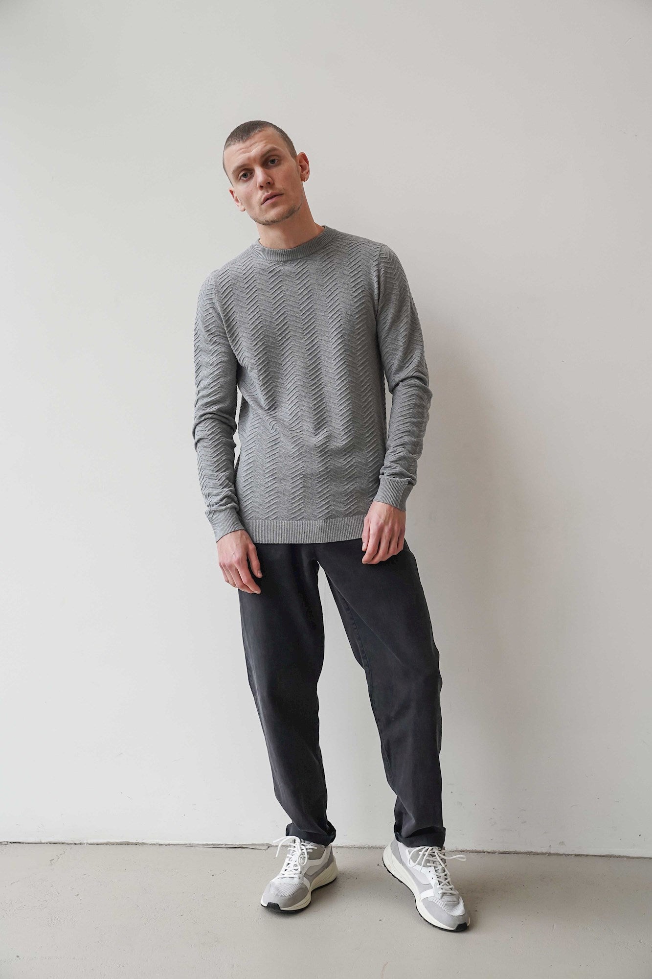 153 - Light Grey Melange